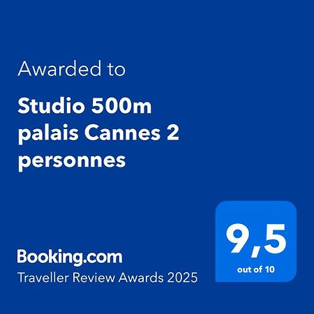 Studio 500M Palais Cannes 2 Personnes Buitenkant foto